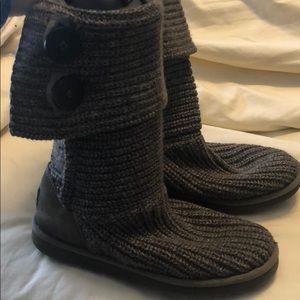 UGG Boots - Classic Knit Gray